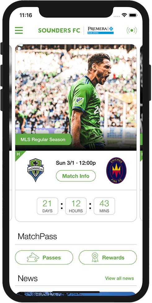 Seattle Sounders FC app