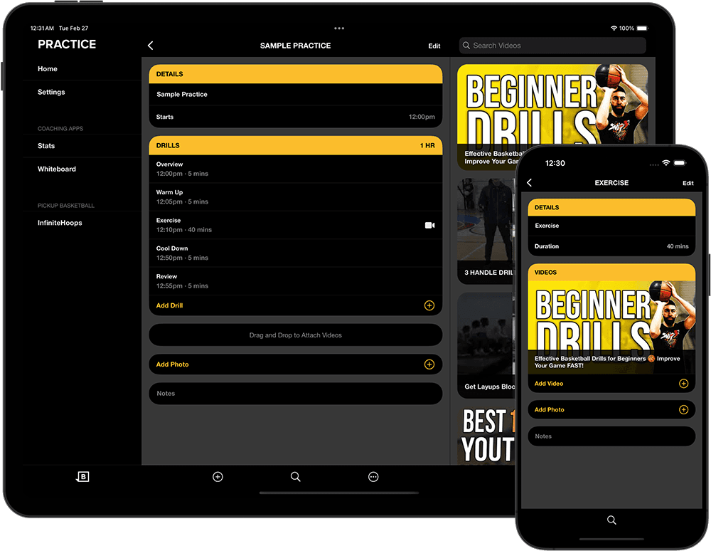 InfiniteHoops Coaching Apps
